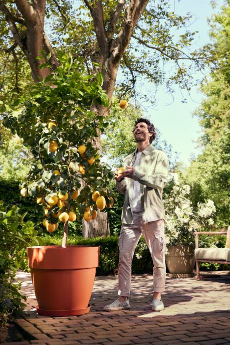 loft urban soucoupe ronde 48cm terre cuite